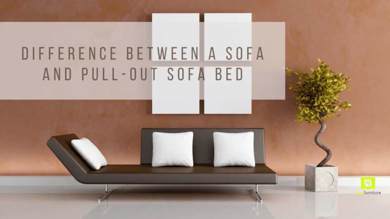Difference Between a Sofa and Pull-Out Sofa Bed