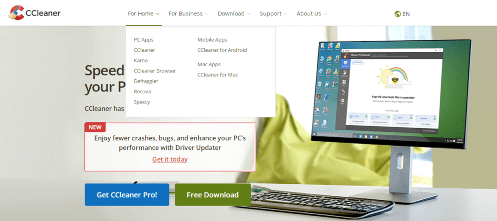 ccleaner best pc cleaner software