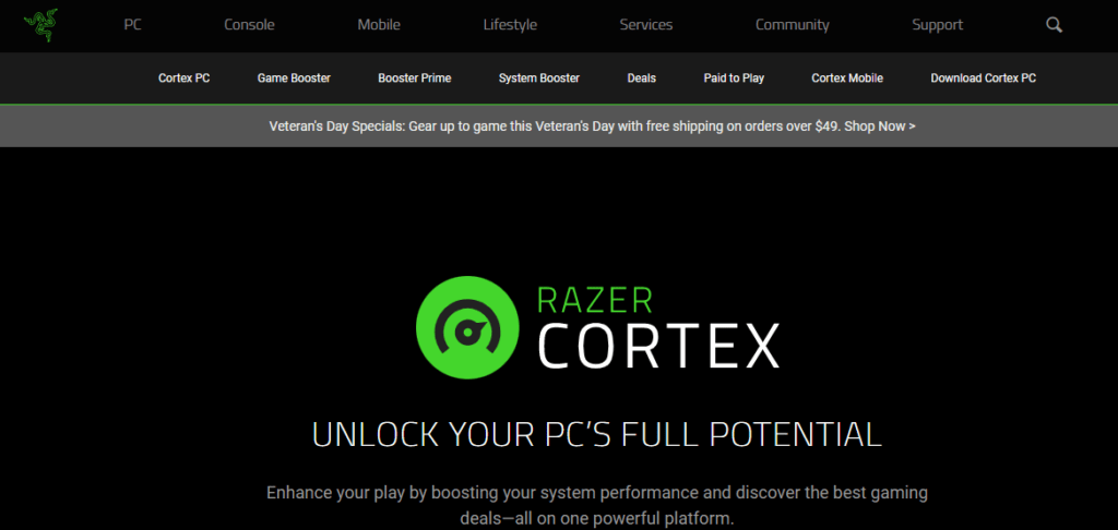 razer cortex PC Cleaner