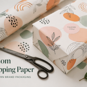 Custom Wrapping Paper For Modern Brand Packaging